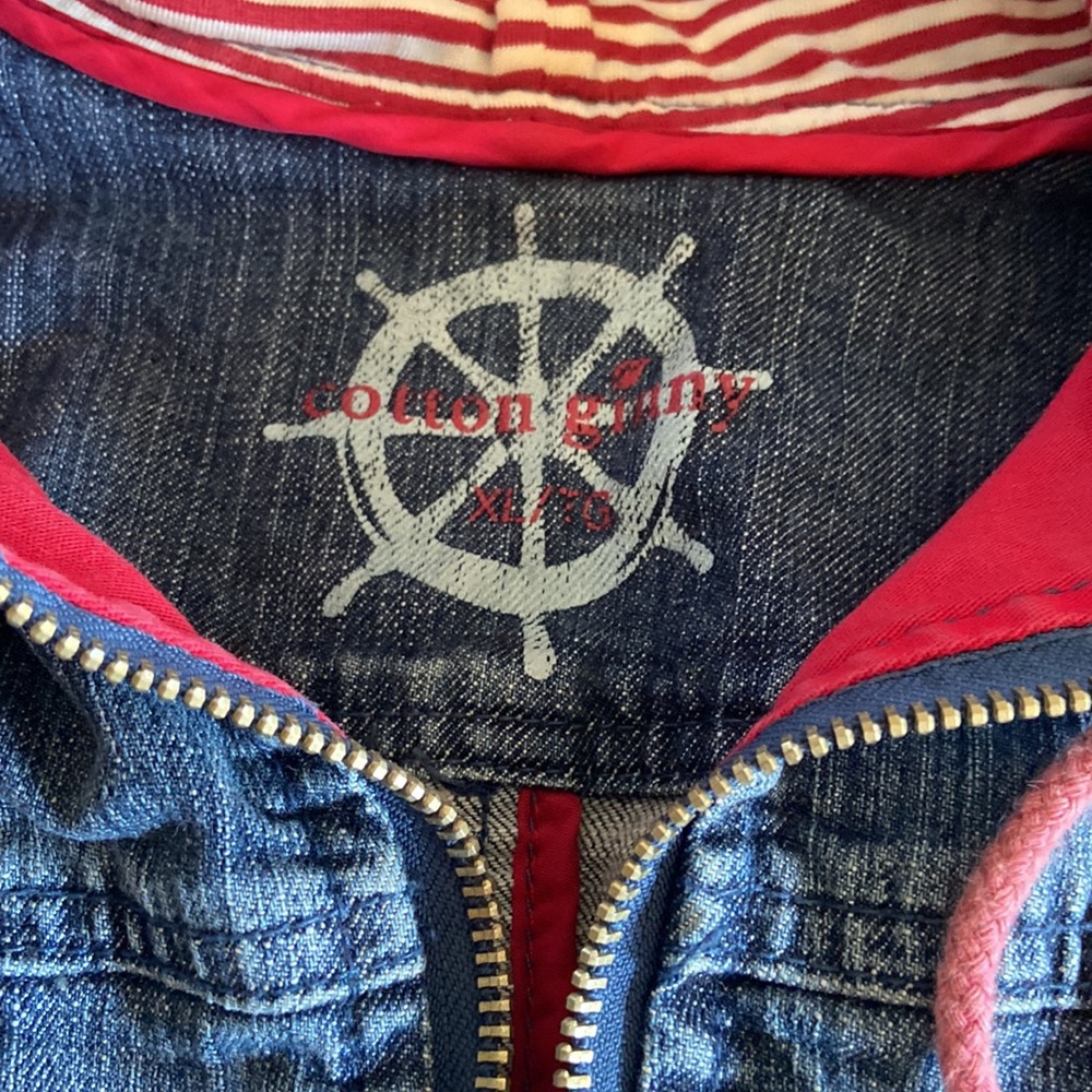 Cotton Ginny hooded jean jacket